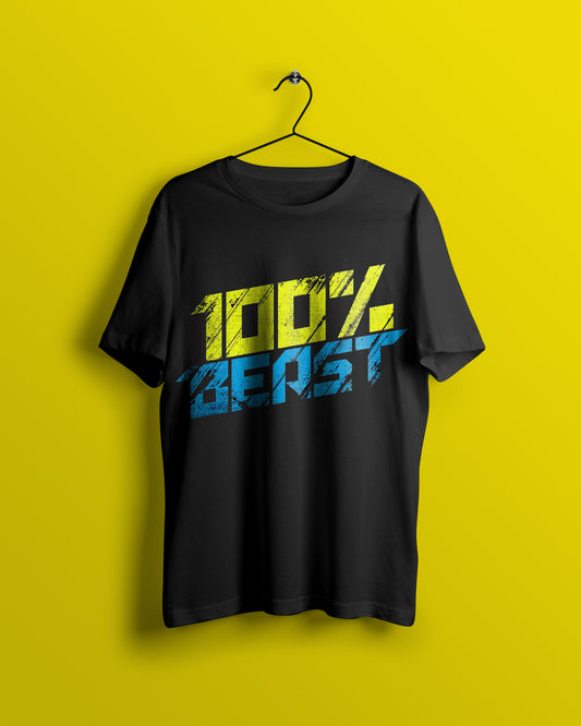 100% BEAST Unisex t-shirt